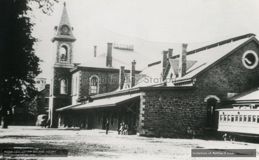 Postcard: New Haven Railroad Station, Taunton, Massachusetts